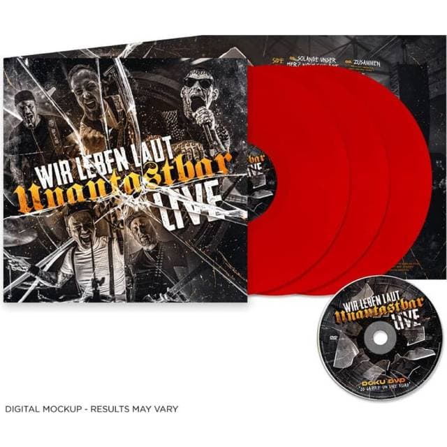 Unantastbar LP Wir Leben Laut Live Unisex Standard (Vinyl)