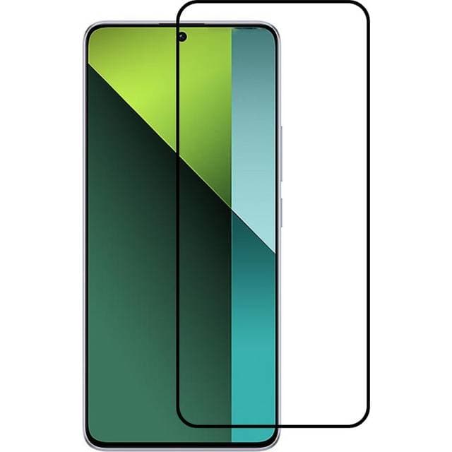 MAULUND Xiaomi Redmi Note 13 Pro Plus Full Fit Hærdet Glas Skærmbeskyttelse Sort Kant