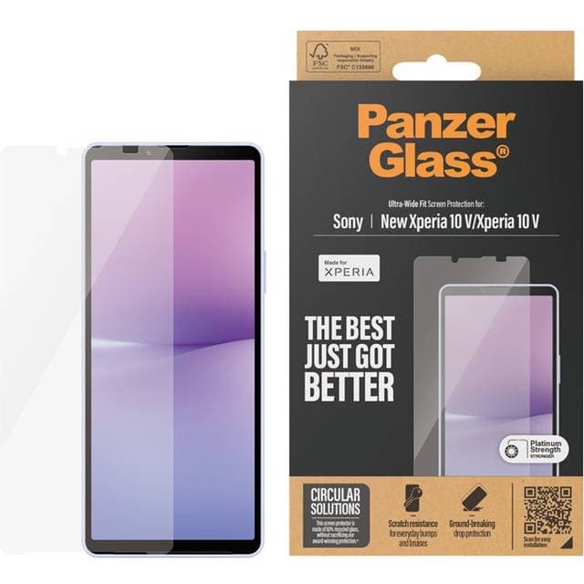 PanzerGlass Sony Xperia 10 VI Skærmbeskyttelse Ultra Wide Fit