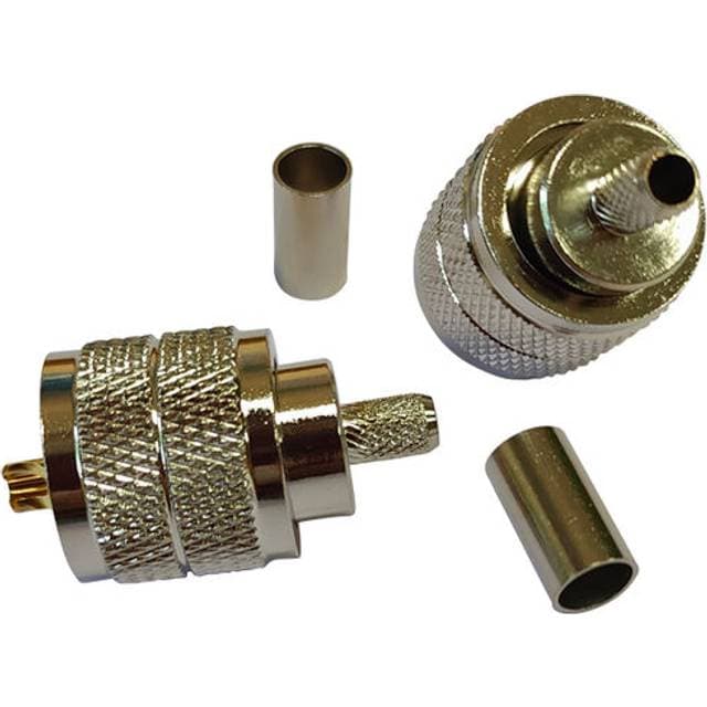 1852 Marine 1852 VHF stik PL259 til 6mm kabel, crimpning, 2-pak