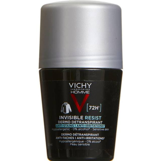 Vichy Homme Invisible Protect 72H Anti-stain Roll-on 50ml