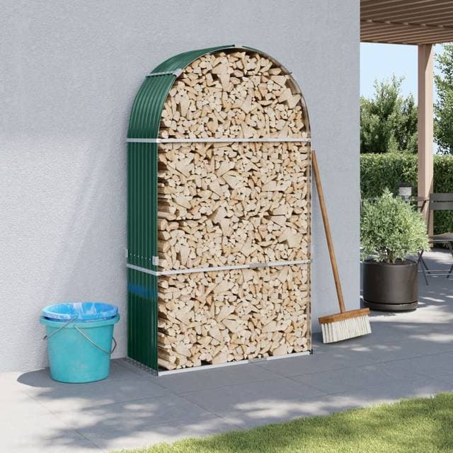 Homie brændestativ 120x45x100 cm galvaniseret stål antracitgrå