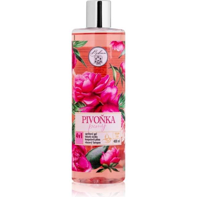 Bohemia Gifts & Cosmetics Flower Line Peony Vaskegel krop hår 400ml