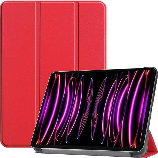 Eiderwood iPad Air 13" 2024 Tri-Fold Flip Cover - Red