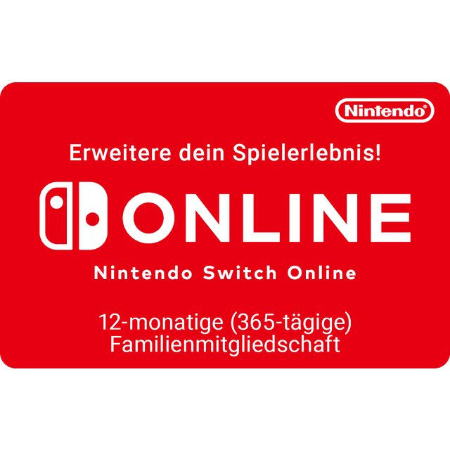 Nintendo Switch Online 12 Month Family Membership EU
