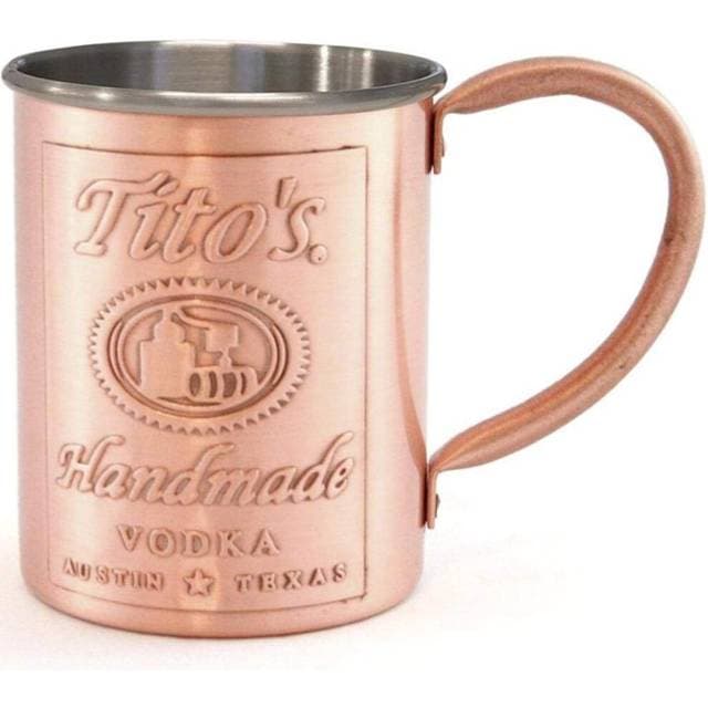 Tito's Tito's Handmade Vodka Tito's Vodka Copper Stainless Steel Lined Mule Mug,12 ounces