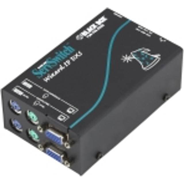 Black Box ServSwitch Wizard IP DXS KVM Extension KVM-forlænger 100Mb LAN PS/2, USB