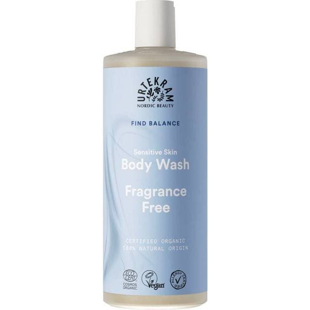 Urtekram Find Balance Fragrance Free Body Wash 500ml 2-pak