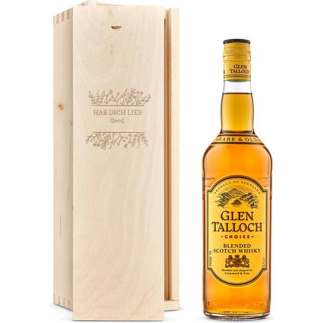 Your surprise Glen Talloch Whisky Indgraveret Æske 70 cl