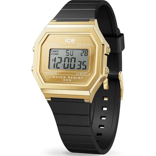 Ice Watch Digit Retro 022731 Dame 32 mm Digitalt Digitalt/Smartwatch Mineralglas Gold 16 mm