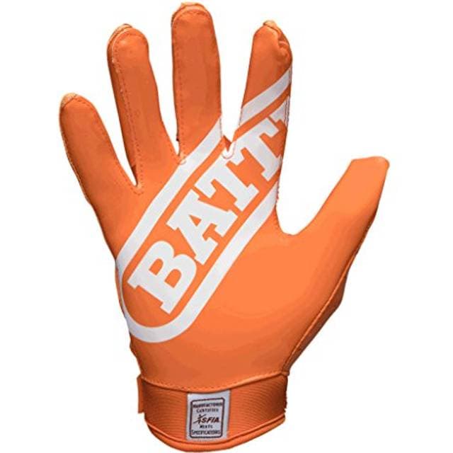 Battle Double Threat Football Gloves Ultra-Tack Sticky Palm Receiver