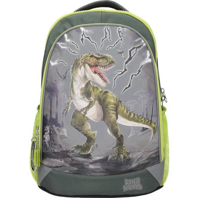 Depesche Dino World Skolerygsæk REFLECTOR 0411759 Fri fragt og klar til levering Multi