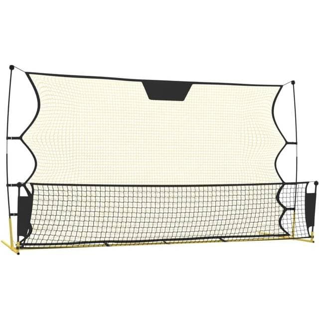 vidaXL Football Rebounder Net Portable with Carrying Bag