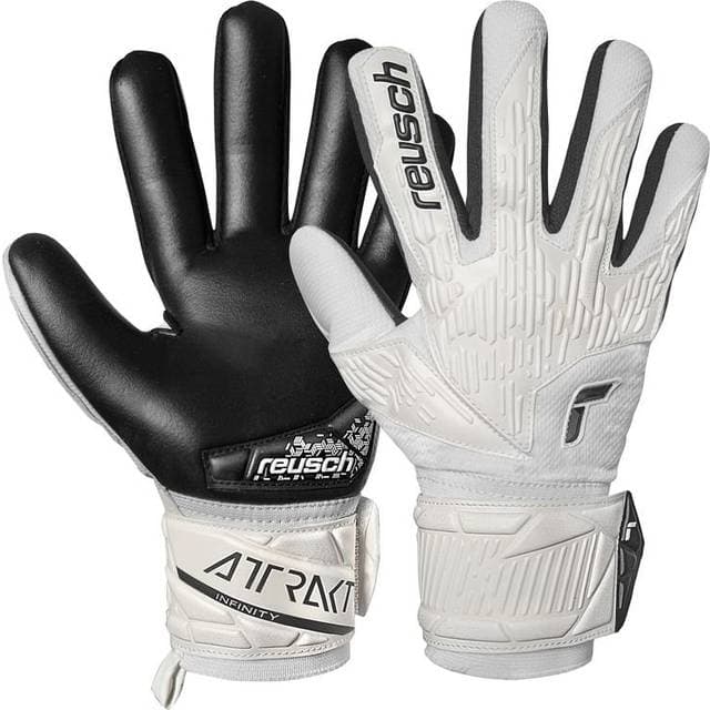reusch Målmandshandske Attrakt Infinity NC Shine Bright Hvid/Sort