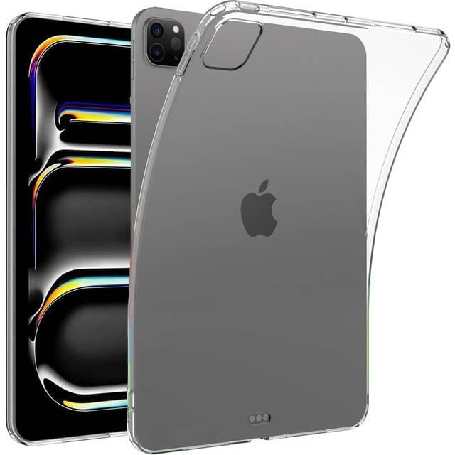Eiderwood iPad Pro 13" 2024 Fleksibelt TPU Plastik Bagside Cover