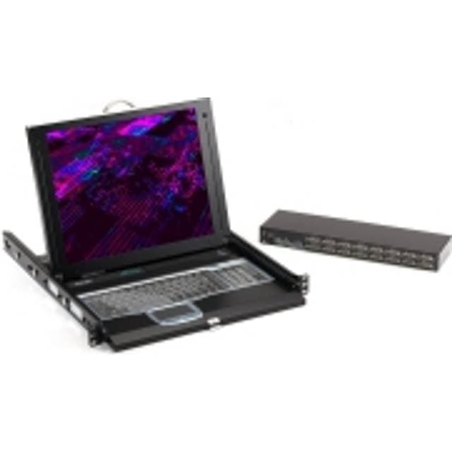 Black Box ServTray KVT417A KVM-konsol PS/2, USB 17 rackversion 1280 x 1024 DVI-D, VGA 1U