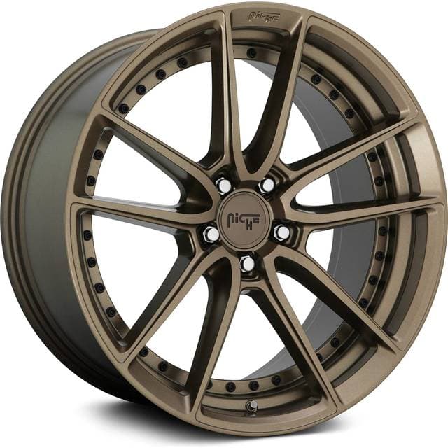 Niche M222 DFS 18x8 5x4.5" +30mm Bronze Wheel Rim 18"