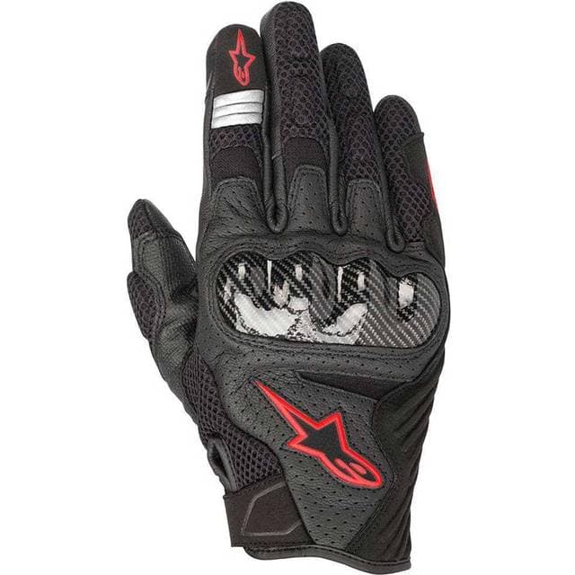 Alpinestars SMX-1 Air V2 Sort/Rød Fluorescerende Herre
