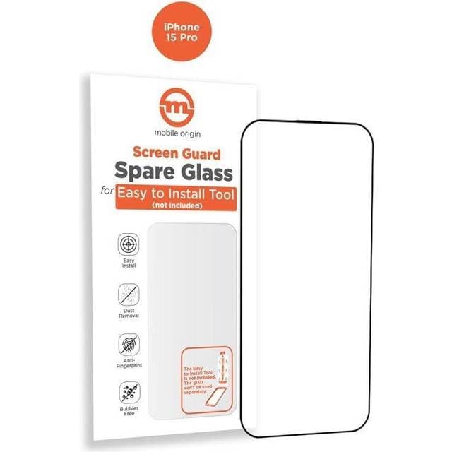Mobile Origin Mobile Origin Orange Screen Guard Spare Glass iPhone 15 Pro