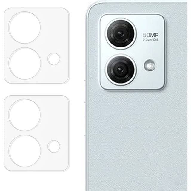 MAULUND Motorola Moto G84 Kameralinse Glasbeskyttelse 2 Stk Gennemsigtig