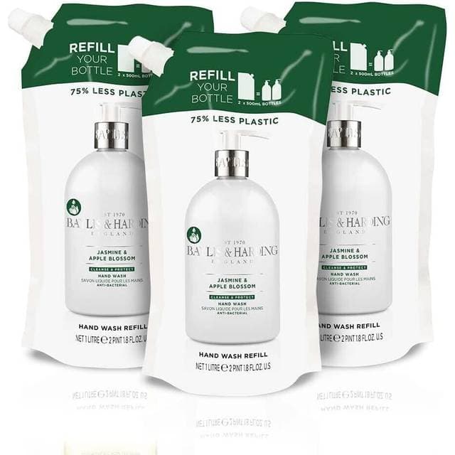 Baylis & Harding Jasmin Og Æbleblomst Flydende Håndsæbe Refill 1000 ml 1000ml