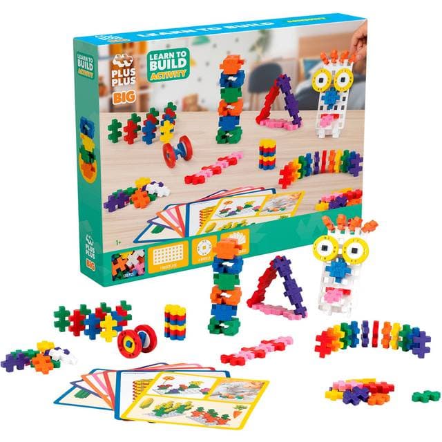Plus Plus Big Learn to Build Activity Set 140pcs