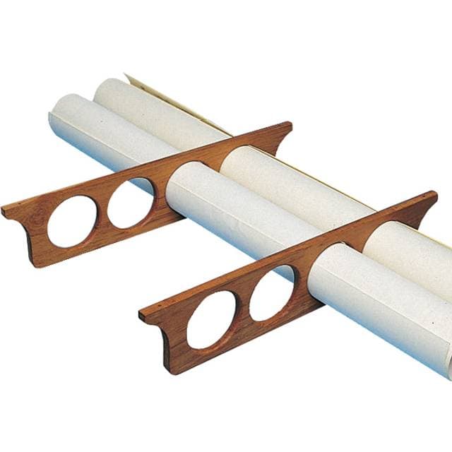 Roca Søkortstativ Teak Til 4 Søkort 43.5 x 9 cm