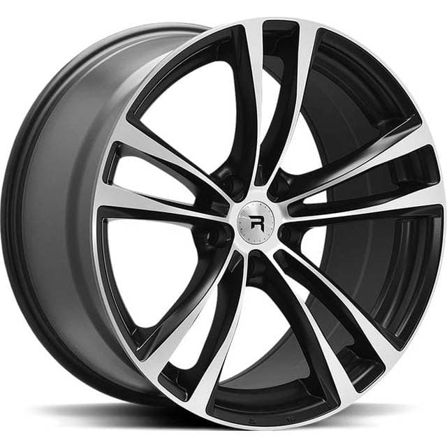 Rautamo R-series, R3 10x21 5/112 ET45, Black Polish, Passer sommer, Last: 955kg