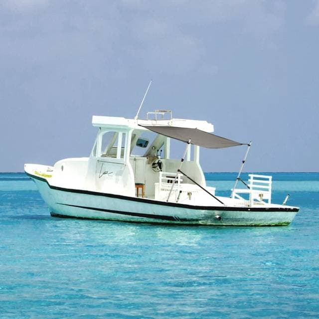 vidaXL solsejl til båd forlængerdel antracitgrå