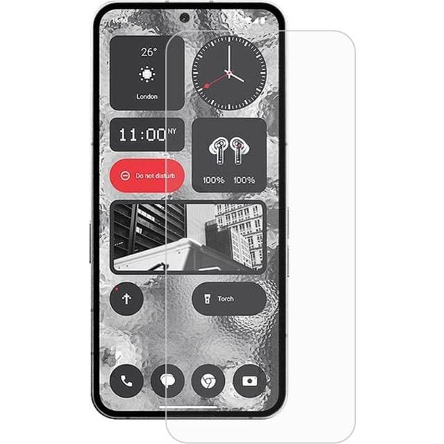 MAULUND Nothing Phone 2 Hærdet Glas Case Friendly Gennemsigtig