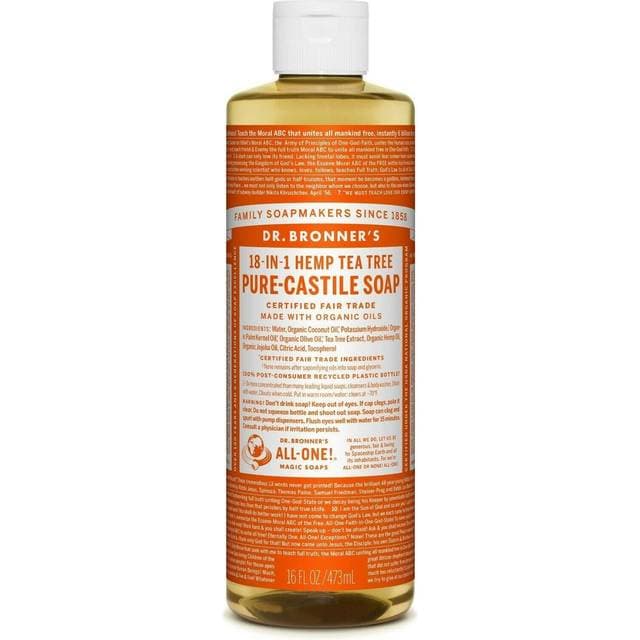 Dr. Bronners Pure Castile Liquid Soap Tea Tree 473ml
