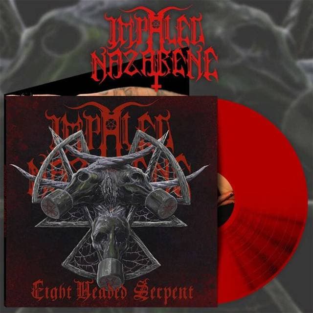 Eight Headed Serpent Red LP Impaled Nazarene (Vinyl)