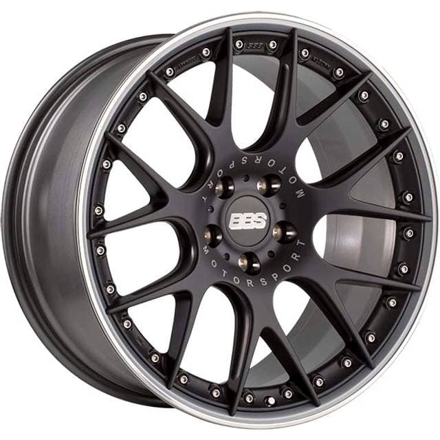 BBS CH-RII hjul satin Sort/titanium, 10,5x22 et38, 5x112-82,0, 980kg last, Brug hele året