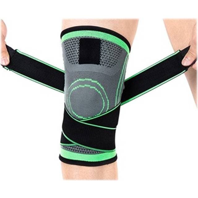 MTP Products Elastiske Unisex Fitness Knæbeskytter Protektor XL Grøn