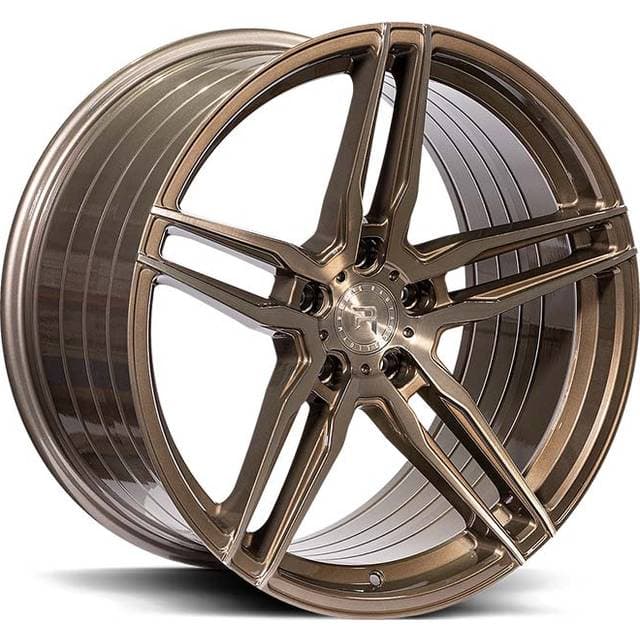 Rautamo R-series, R10 Bronze Brushed fælge, 9.5x19, 5/112 ET35, Last: 735kg, Egnet sommer