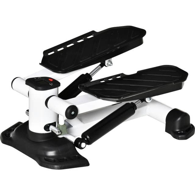 Homcom Mini Stepper Minibike Metal ABS White+Black