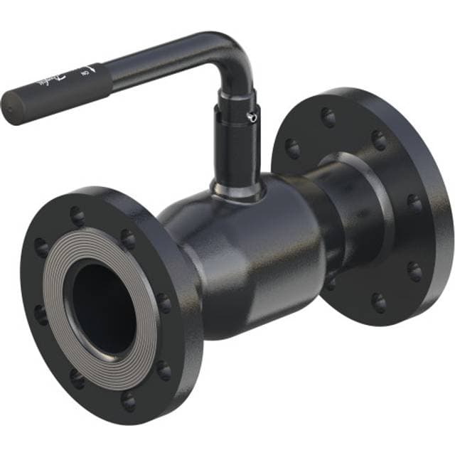 Danfoss JIP-FF, håndtag, Reduceret gennemløb, PN16, DN80, Flange