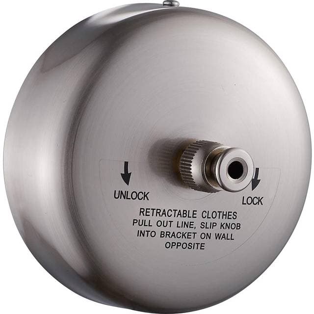 Joom Retractable Clothesline Stainless Steel 9Feet - Chrome