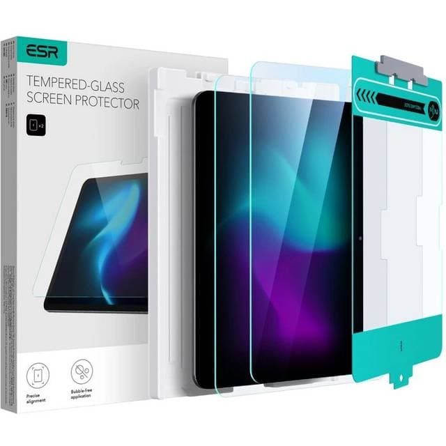 ESR iPad Pro 11" 2024, skærmbeskytter i hærdet glas, 2-pak
