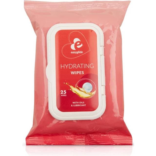 EasyGlide Hydrating Wipes med Olier og Glidemidler 25-pack