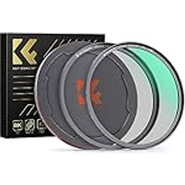 K&F Concept 3-i-1 Polarisationsfilter Cpl Ring Magnetic Lens Set