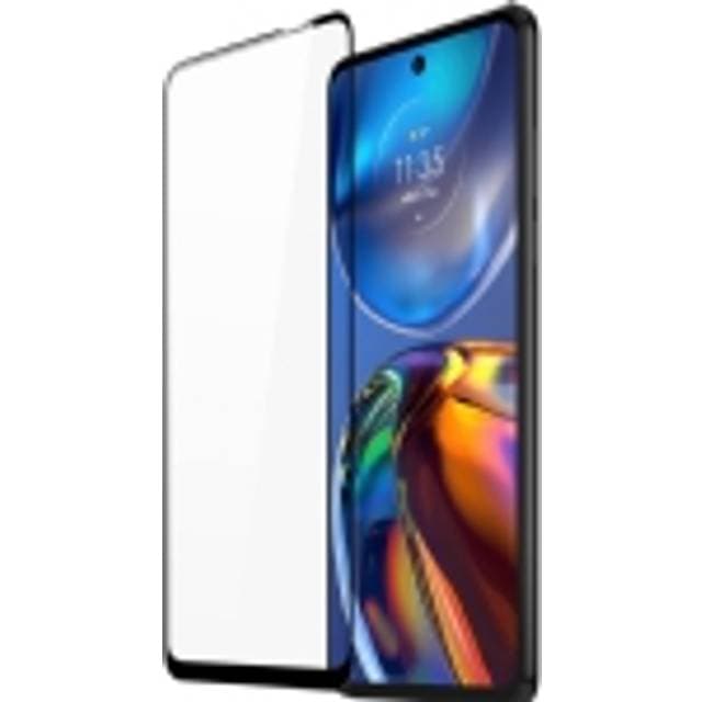 Dux ducis 10D hærdet glas 9H hærdet glas til hele skærmen med ramme Motorola Moto E32 sort etuivenlig