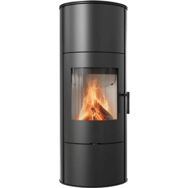 Kratki Kaminofen aus Stahl Rollo Hoch Ø 150 7 kW