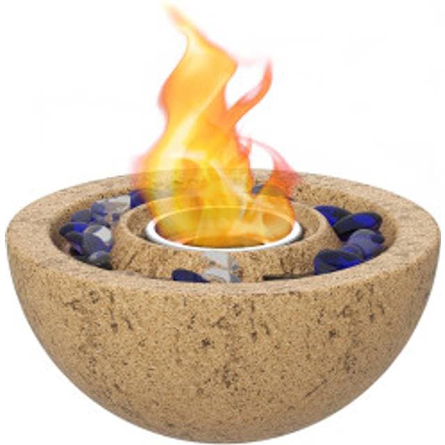 Northio Etanolitakka, 1000Btu Bioetanolitakka, 0,4L Pöytätakka Tulen Kannella, Kivinäköinen Etanolitakka, Tehokkaalle Alueelle Jopa 10 M