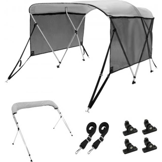 VEVOR 3 Bow Bimini Top Boat Cover 600D