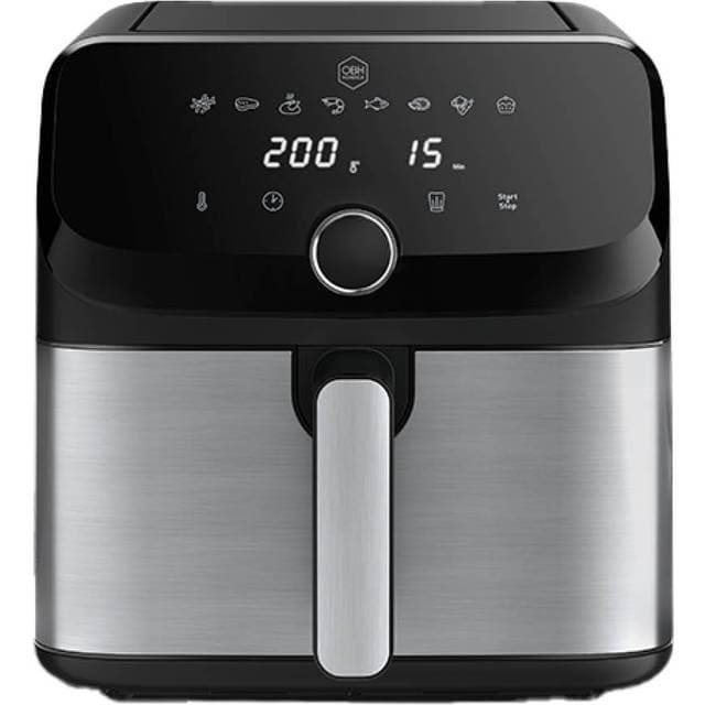 OBH Nordica Easy Fry Mega Airfryer 7.5 Liter Rustfrit Stål