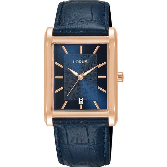 Lorus Classic Square RH942RX9 29 mm Analog Kvarts Mineralglas Blue 16 mm