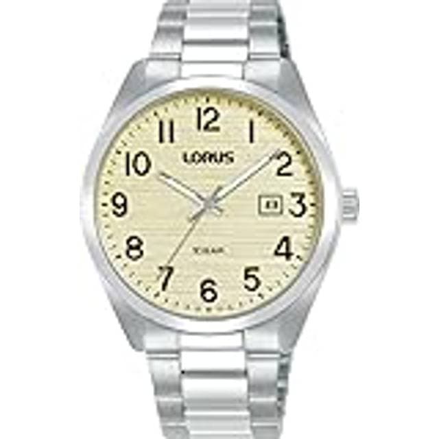 Lorus Classic RH911RX9 39 mm Analog Kvarts Mineralglas Beige 18 mm