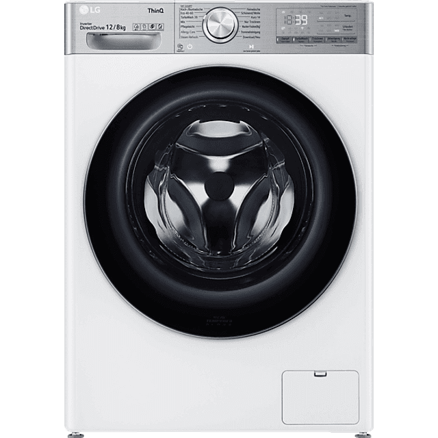LG V9WD128H2 Vaskemaskine Tørretumbler Indbygget Front-læsning Hvid