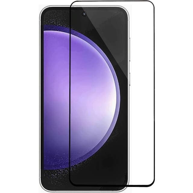 MAULUND Samsung Galaxy S24 FE Hærdet Glas Full-Fit Skærmbeskyttelse Sort Kant